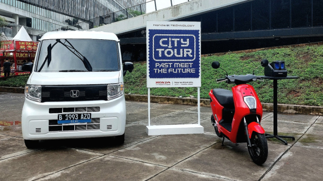 Kegiatan Honda e:Technology City Tour