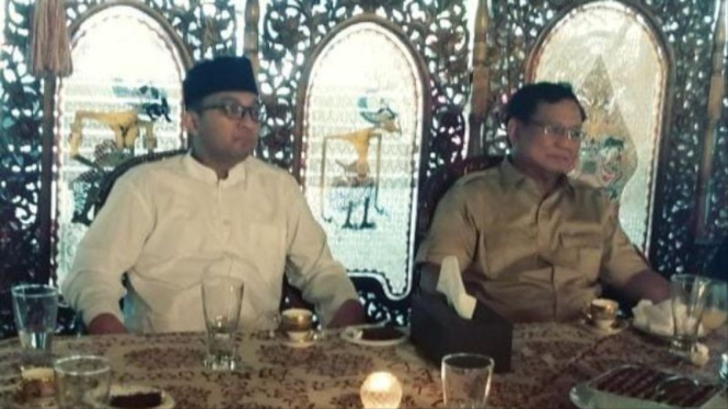 Heikal Safar dan Presiden RI terpilih Prabowo Subianto.