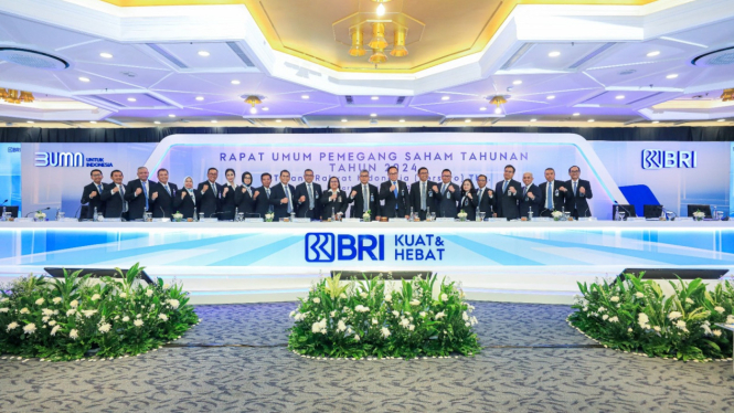 PT. Bank Rakyat Indonesia (Persero) Tbk atau BRI menggelar RUPST 2024