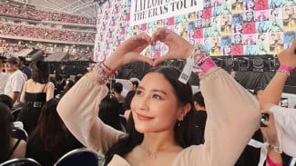 Netizen Ikut Bahagia Saat Lihat Prilly Latuconsina Nonton Konser Taylor Swift