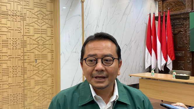 Syaiful Huda di Kantor DPP PKB, Jakarta Pusat