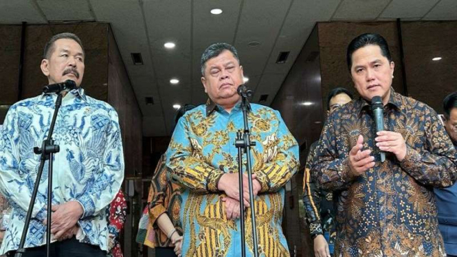 Jaksa Agung ST Burhanuddin, Kepala BPKP M Ateh dan Menteri BUMN Erick Thohir