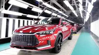 Fábrica de producción de automóviles eléctricos de byte en Chanzu