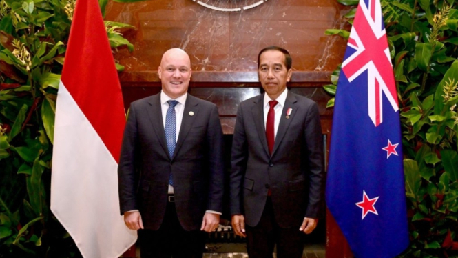 Presiden Jokowi dan PM Selandia Baru (Doc: Setkab)