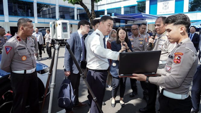 Kunjungan Kepolisian Korea Selatan ke Korlantas Polri
