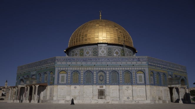 Mezquita Al -aqsa en Jerusalén en Palestina