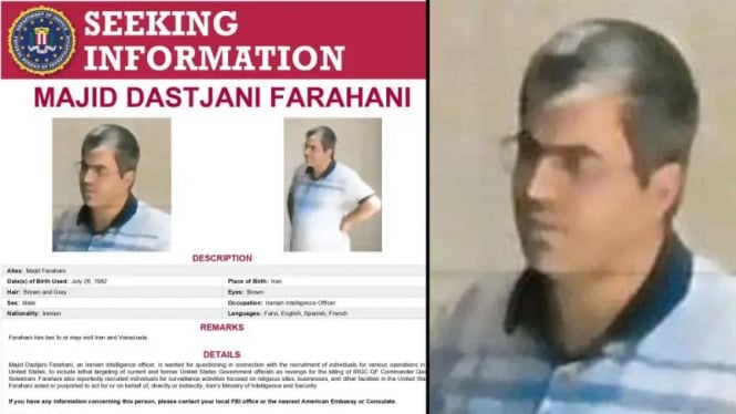 VIVA Militer: Agen intelijen Iran, Majid Farahani, buronan Amerika Serikat