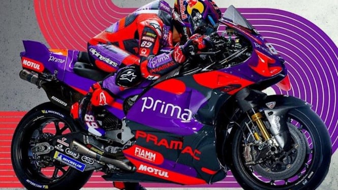 Motor Tim Prima Pramac Racing di MotoGP 2024
