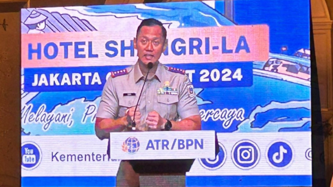 Menteri Agraria dan Tata Ruang/Kepala Badan Pertanahan Nasional (ATR/BPN) Agus Harimurti Yudhoyono (AHY)