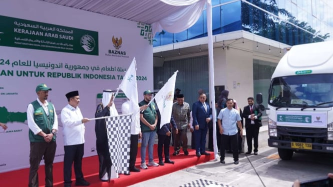 Raja Salman Salurkan Bantuan Pangan Ramadhan di Indonesia