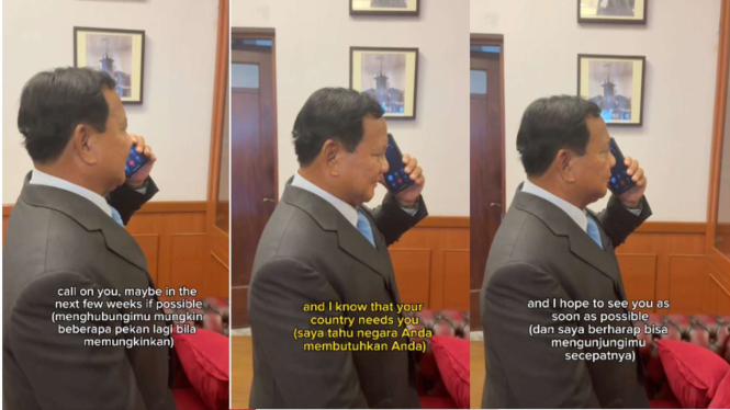 Raja Yordania Beri Selamat ke Prabowo via Telepon