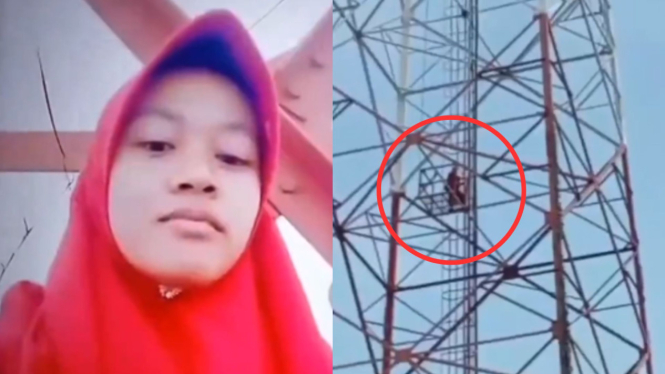 Mahasiswi Unssula Semarang Panjat Tower, Dikira Mau Bunuh Diri Ternyata