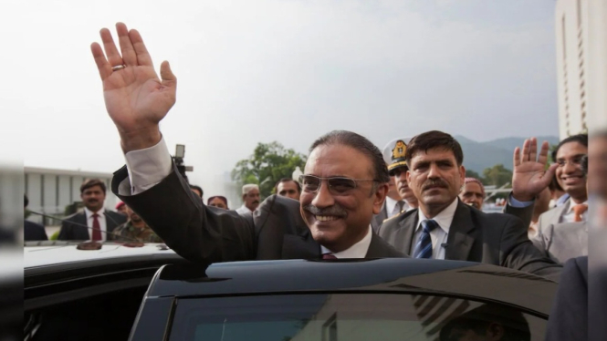 Presiden Pakistan Asif Ali Zardari (Doc: NDTV)