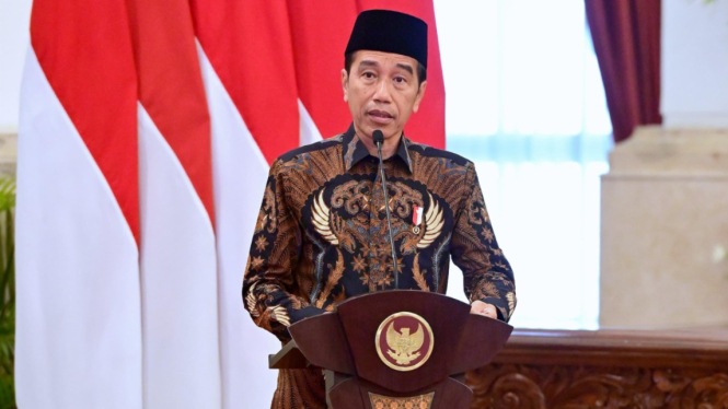 Presiden Jokowi dan Wapres KH. Ma'ruf Amin Serahkan Zakat