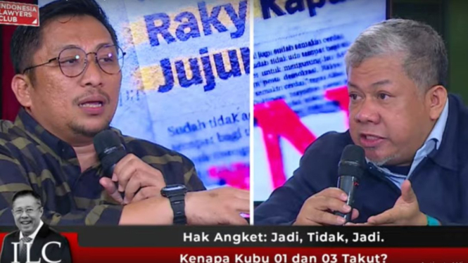 Debat pakar hukum tata negara Feri Amsari dengan Fahri Hamzah.