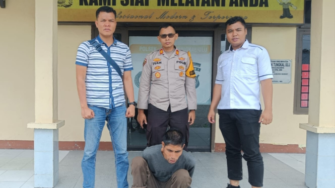 Pelaku Pembunuhan Kakak Kandung Ditangkap Polsek Tungkal Ulu, Kabupaten Tanjabbarat, Jambi 