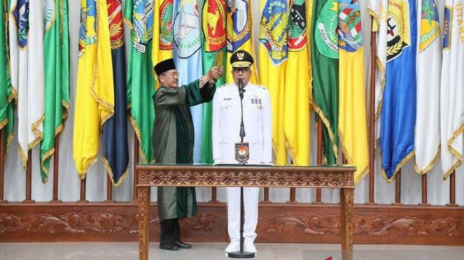 Bustami Hamzah dilantik sebagai Pj Gubernur Aceh