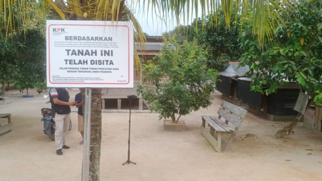 KPK sita lahan milik mantan kepala Bea Cukai Makassar (Istimewa).