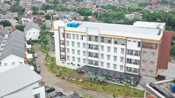 Proyek Hotel Saka dan Apartemen Duren Tiga garapan Waskita Karya.