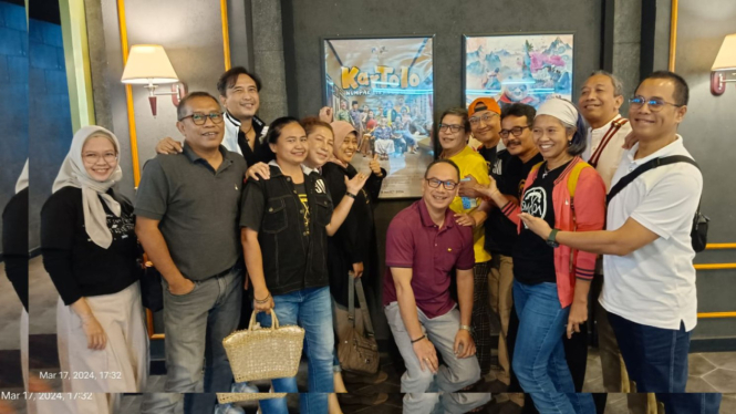 Nonton bareng film Kartolo Numpak Terang Bulan di Bioskop Local Cinema Fatmawati