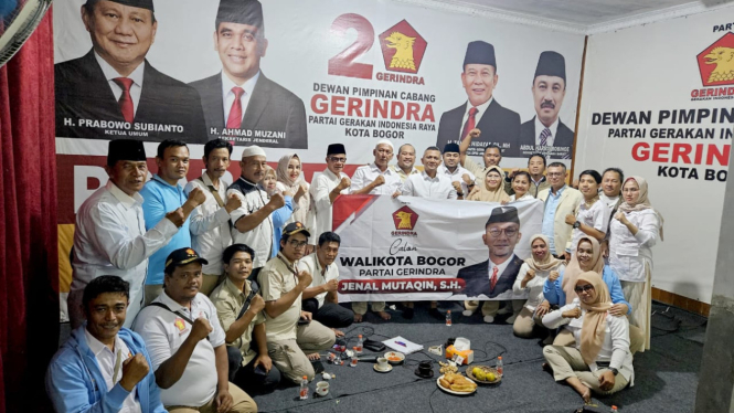 Gerindra Resmi Usung Jenal Mutaqin jadi Bakal calon Walikota Bogor di Pilkada 2024. 