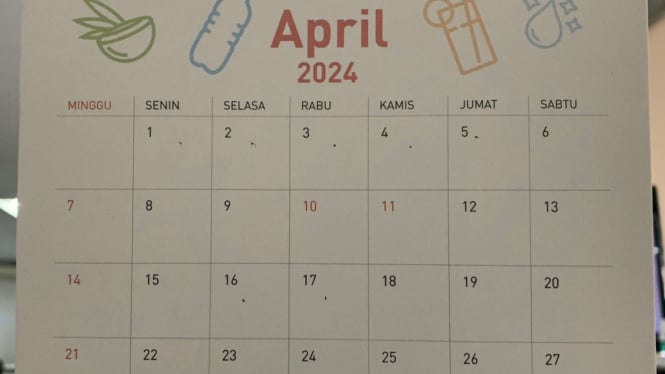 Kalender cuti bersama lebaran 2024