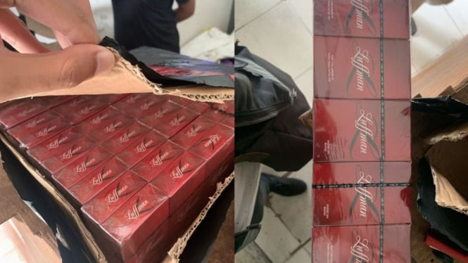 Bea Cukai tindak ribuan batang rokok ilegal yang dikirim melalui jasa ekspedisi