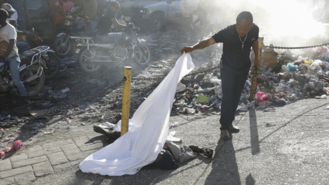 Mayat di Jalan-jalan Haiti (Doc: AP Photo)