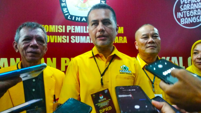 Ketua DPD Golkar Sumut, Musa Rajekshah.(B.S.Putra/VIVA)