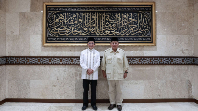 Imam Besar Istiqlal Ucapkan Selamat kepada Prabowo jadi Presiden Terpilih