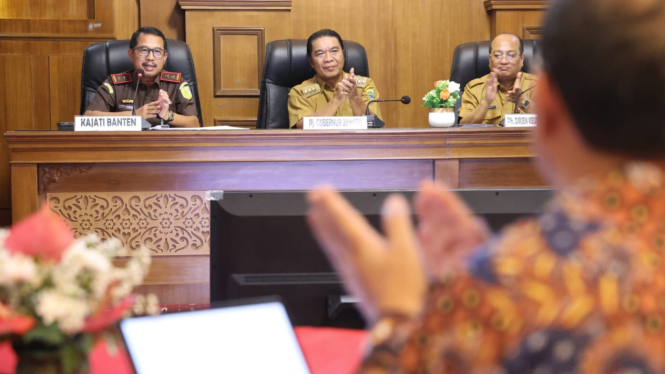 Rakor tentang pendirian Perseroda Banten