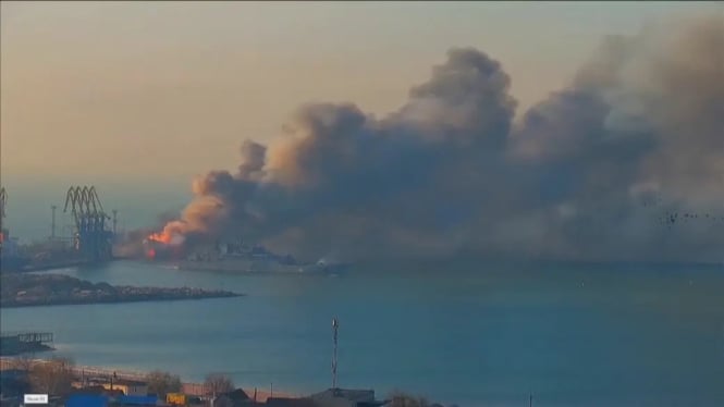 VIVA Militer: Kapal perang Rusia dihantam rudal Ukraina di Laut Hitam