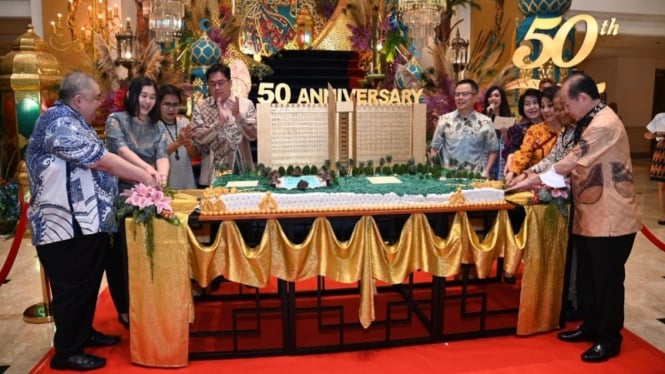 Perayaan Ulang Tahun ke-50 Hotel Borobudur Jakarta