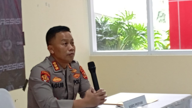 Kabid Propam Polda Sumatera Selatan, Kombes Pol Agus Halimudin.