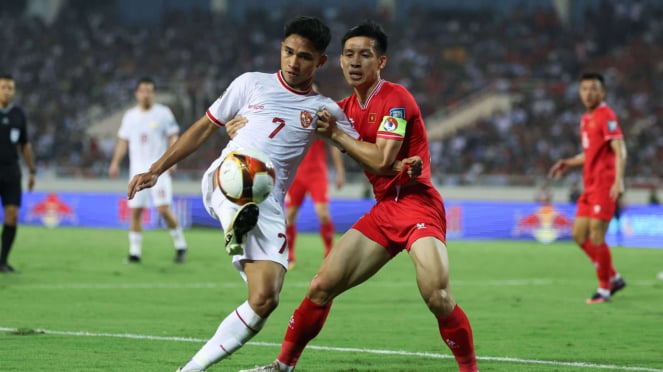 A partida da seleção da Indonésia e do Vietnã