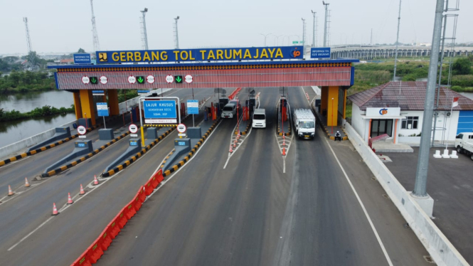Gerbang Tol Tarumajaya (Doc: Istimewa)