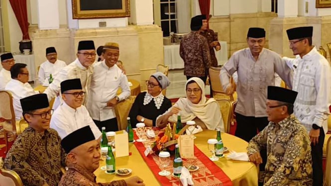 Menteri Kabinet Indonesia Maju Buka Puasa Bersama Presiden Jokowi di istana