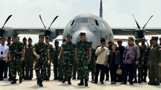 Panglima TNI Jenderal Agus Subiyanto melepas bantuan kemanusiaan ke Gaza