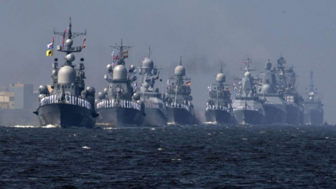 Kapal Perang Rusia memasuki Laut Merah