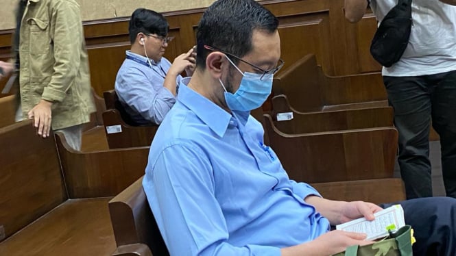 Andhi Pramono jelang pembacaan vonis di Pengadilan Tipikor pada PN Jakpus