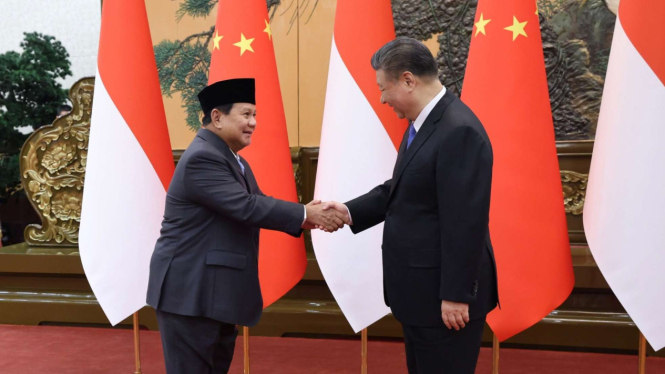 Prabowo Subianto dan Presiden China Xi Jinping