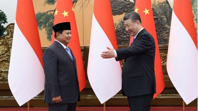 Prabowo Subianto dan Presiden China Xi Jinping