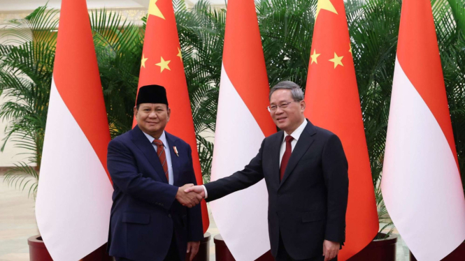 Prabowo dan PM Li Qiang