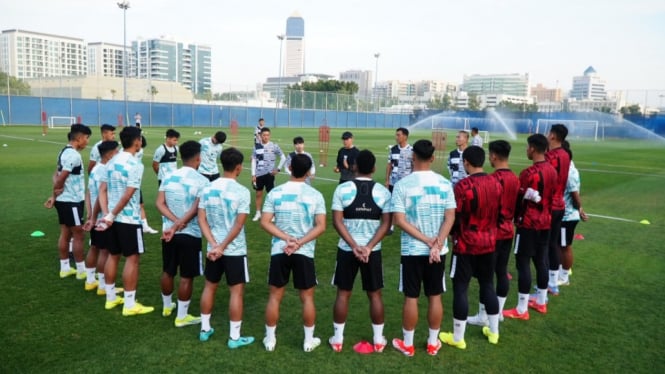 Indonesia U-23 latihan di Dubai