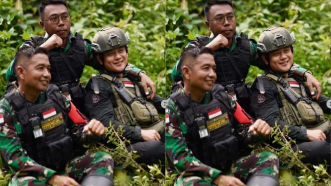 Bobon Santoso dan Dua Anggota TNI