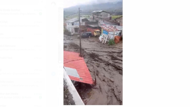 Banjir Lahar Dingin Gunung Marapi