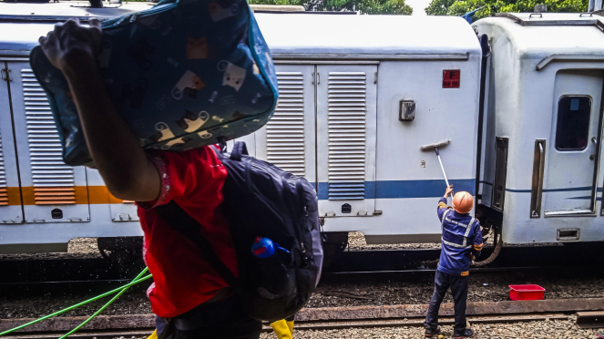 Kondisi Stasiun Pasar Senen