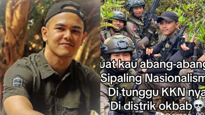 Anggota TNI dan Ketua BEM UI, Verrel Uziel