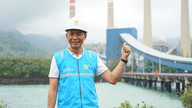 Direktur Utama PLN Indonesia Power Edwin Nugraha Putra memastikan langsung ke lokasi Pembangkit Listrik Tenaga Tap (PLTU) Suralaya yang menjadi backbone kelistrikan Jawa Bali.