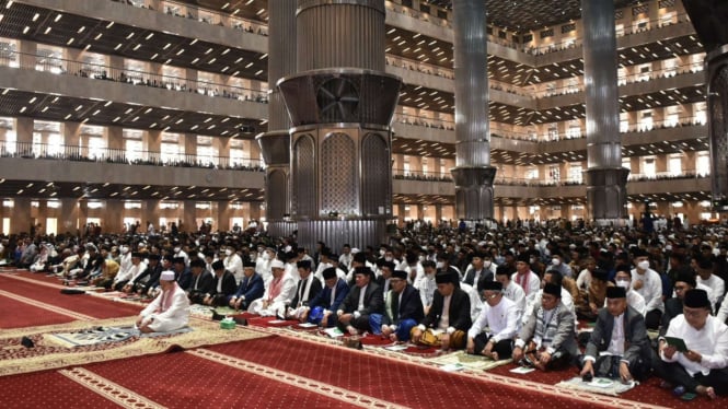 Masjid Istiqlal Siap Sambut 250 Ribu Jamaah Shalat Idul Fitri 1445 H